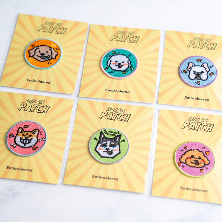 U PLUS INC - Wholesale Patch - Kawaii Dog Patches - Iron on Patch 4