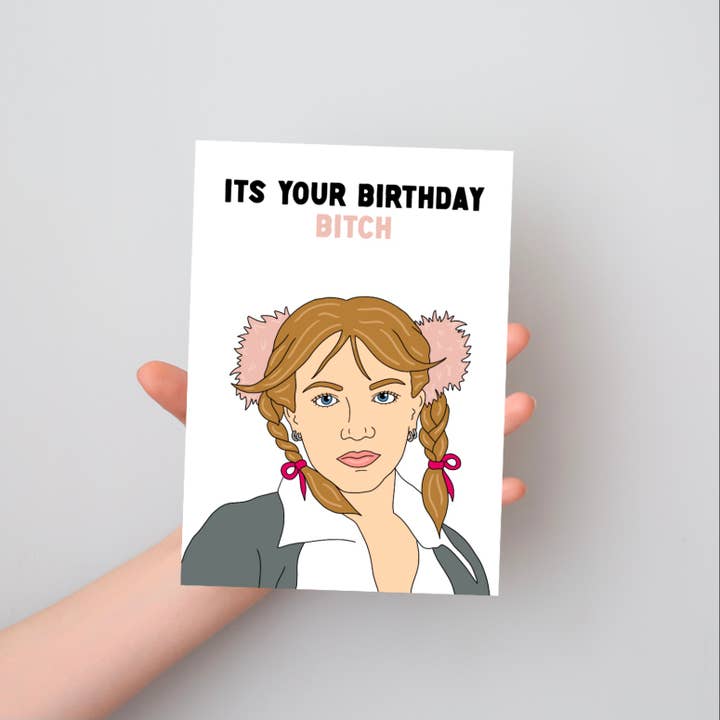 Britney Spears Geburtstagskarte. für den Großhandel von Fyne Print