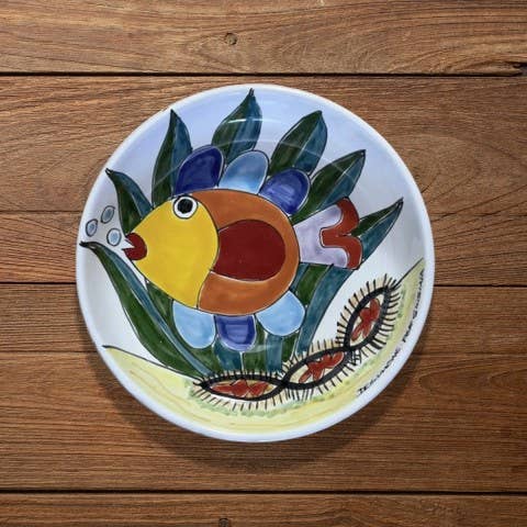 Ceramiche De Simone - Wholesale Dinner Plate - De Simone Plate for Giusina "Under the Sea"3