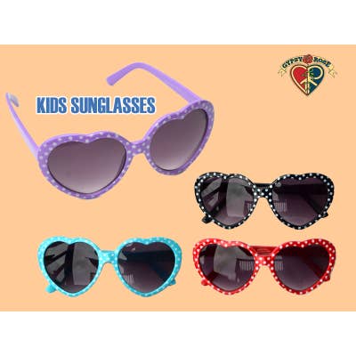 Gypsy Rose - Wholesale Sunglasses - Women's - Asst Color Hearts Sunglasses