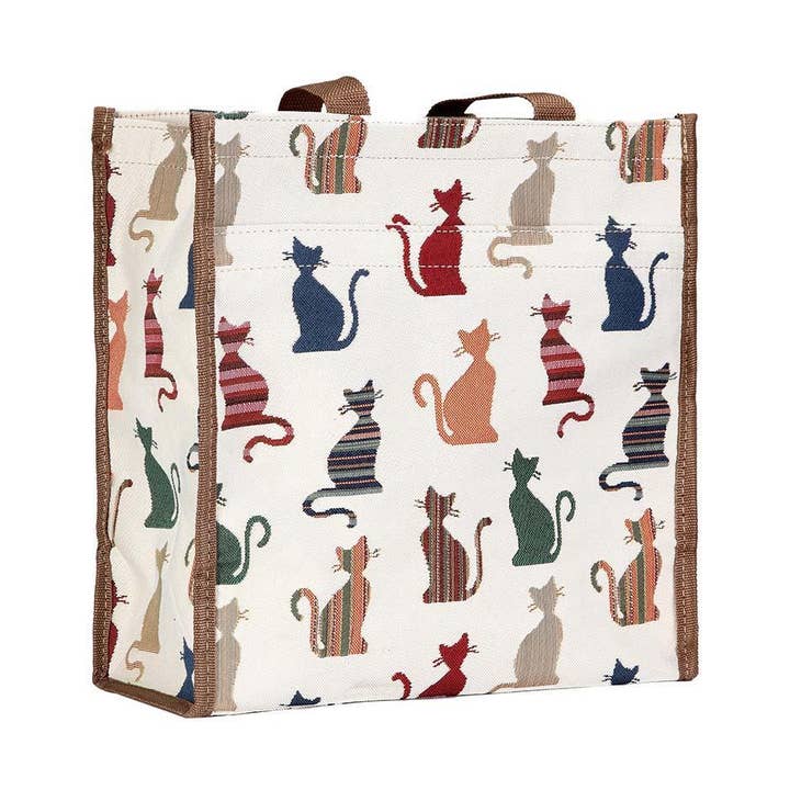 SHOP-CHEKY | SAC CABAS CHAT EFFRONTÉ pour la vente par SignareArt