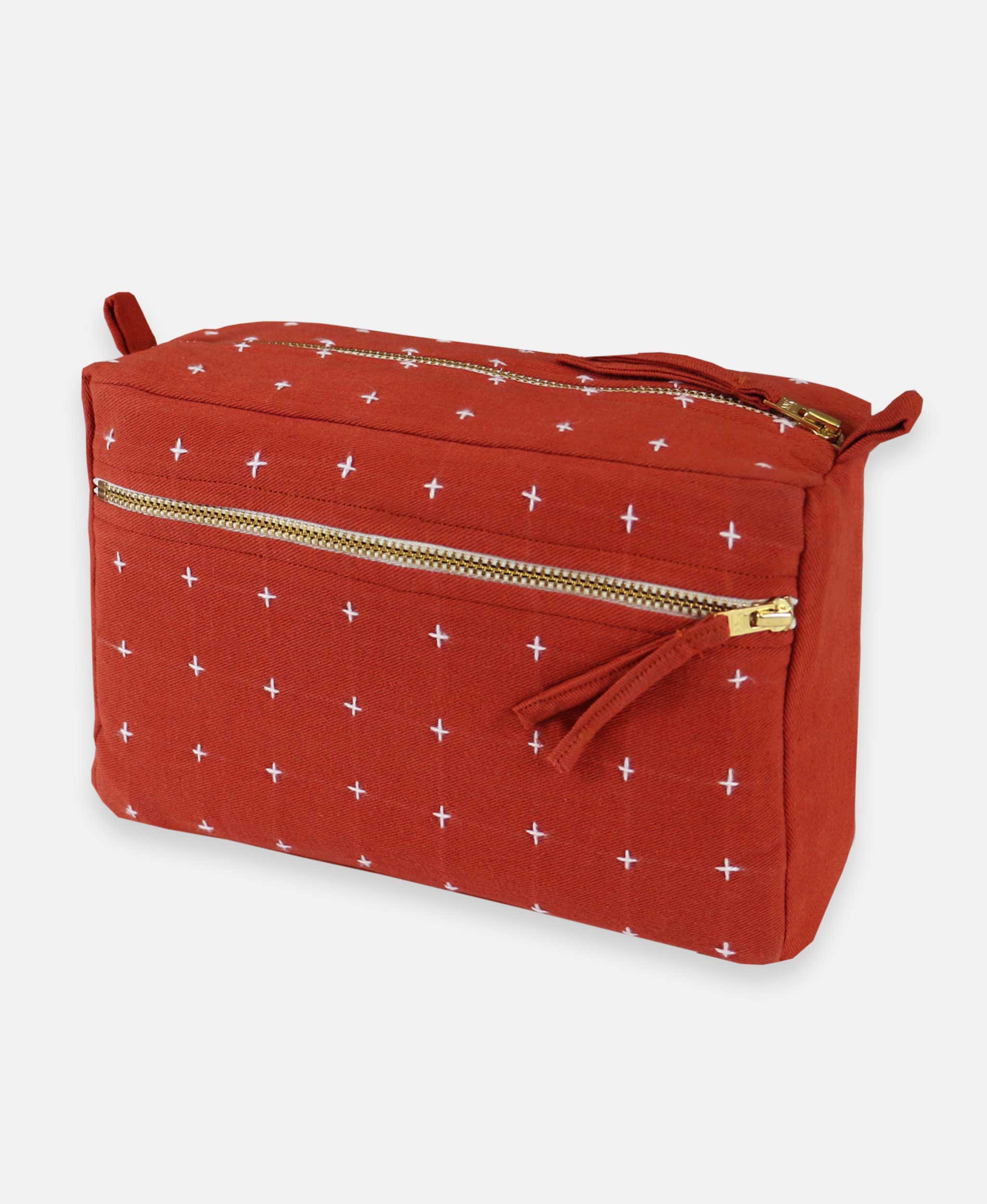 Anchal – Großhandel Kosmetiktasche – Damen – Kreuzstich-Mittelgroße Kulturtasche3