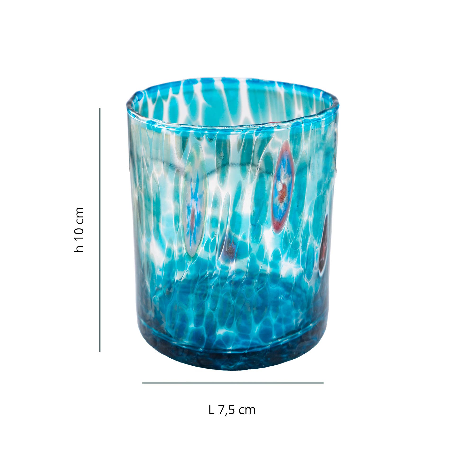 Murano Dream - Wholesale Drinking Glass/Cup - Set 6 Bicchieri B1 in vetro di Murano vari colori12