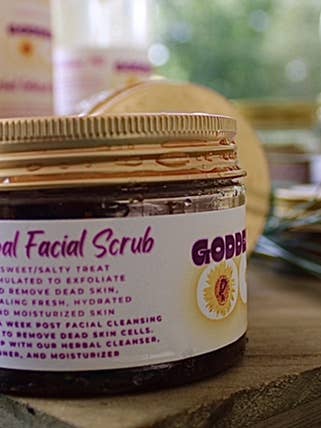 Herbal Facial Scrub for wholesale by Goddess O.G. Inc