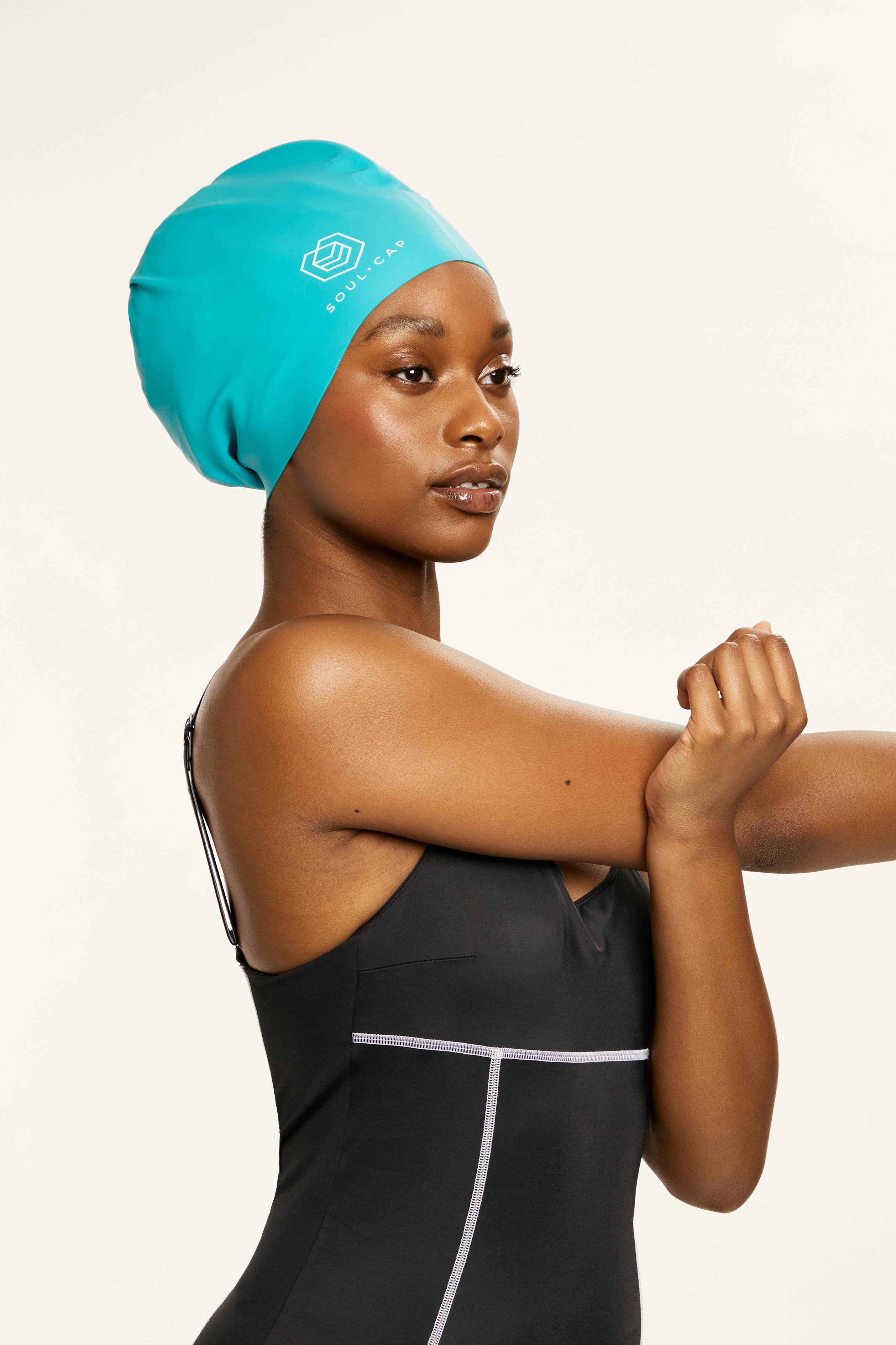 SOUL CAP - Vendita all'ingrosso Cuffia da nuoto - Unisex - Cuffia da Nuoto Voluminosa per Capelli Lunghi, Ricci e Fitti32