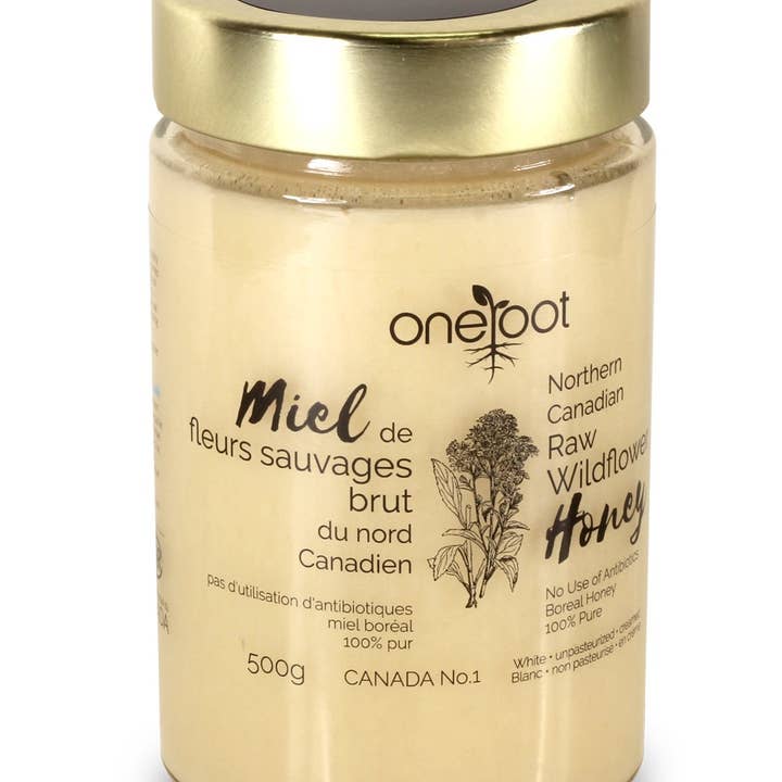 OneRoot - Wholesale Honey - Natural Raw Boreal Forest Wildflower Honey - 500g