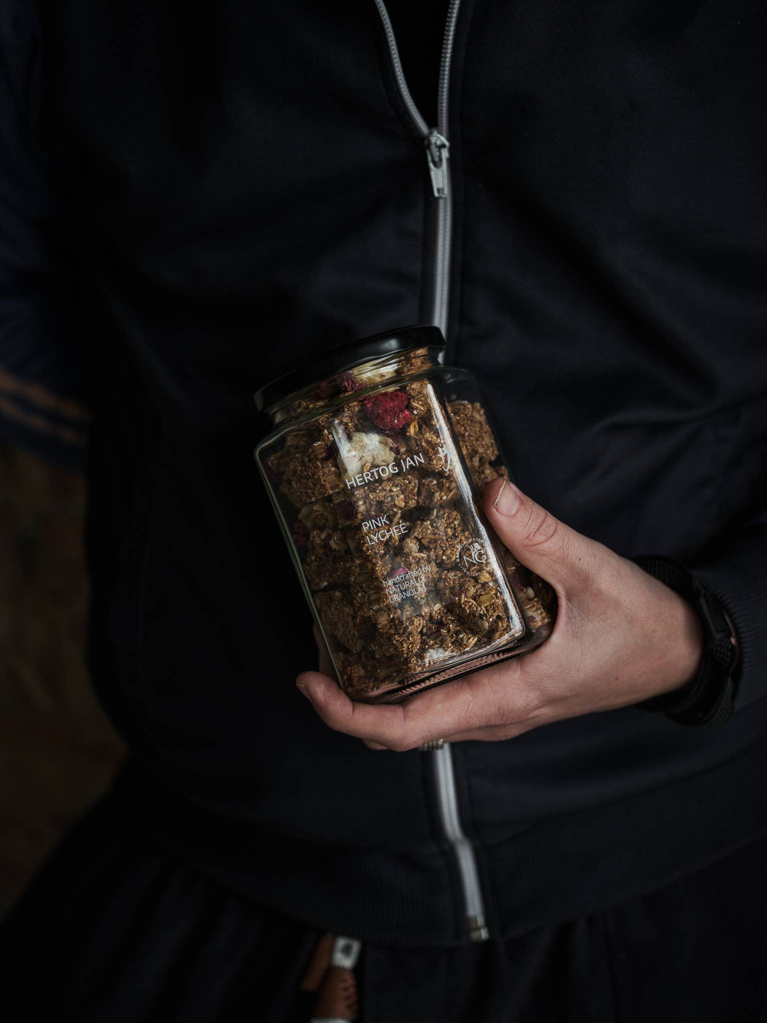 Naturally Granola - Wholesale Breakfast Cereal - Pink Lychee Granola 1kg | 3 Michelin Chef* | Nutfree4