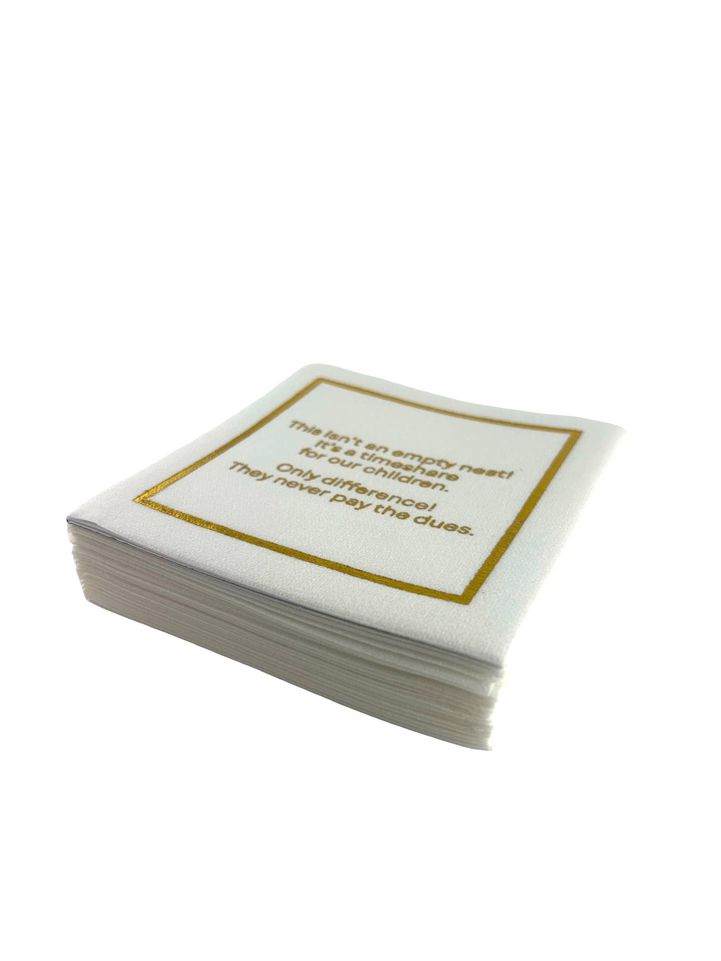 Maven Home - Wholesale Disposable Napkin - Linen-Feel Cocktail Napkins, Empty Nest3