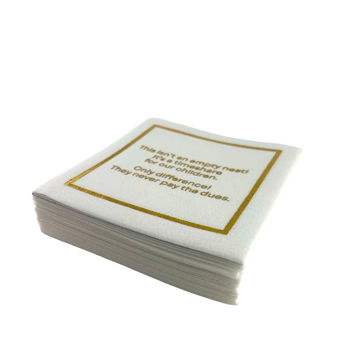 Maven Home - Vente Serviettes jetables - Serviettes de cocktail en lin, Nid vide3