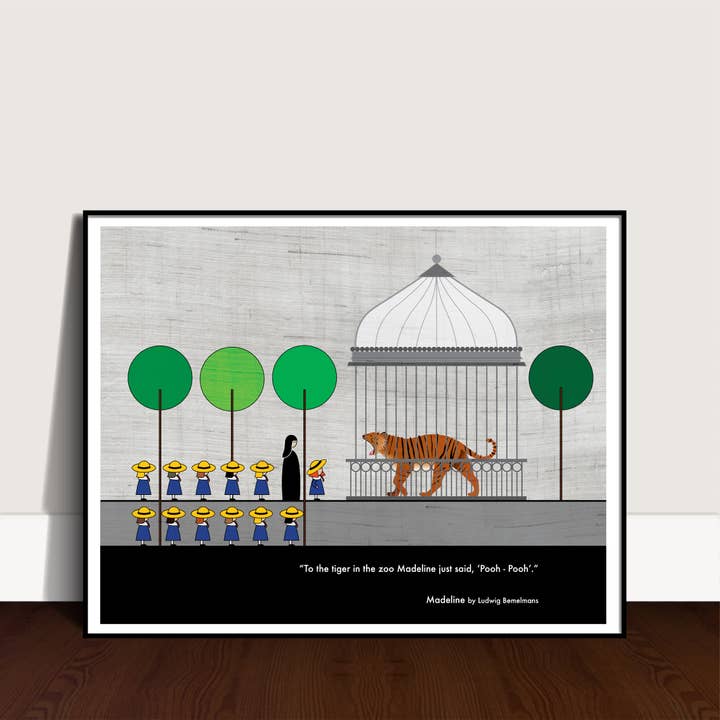 Lucky Skye Graphics – Impressão artística por atacado – Ludwig Bemelmans - Madeline 21