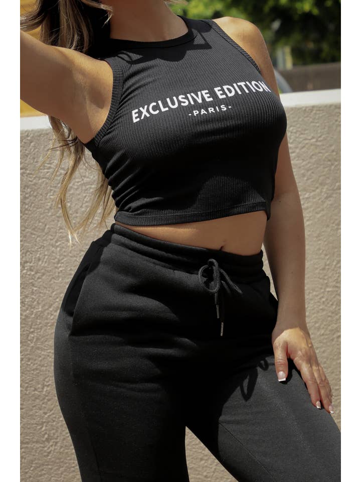 CAPELLA APPAREL - Wholesale Tank Top - Women's - Exclusive Edition Rib Tank Graphic Top6