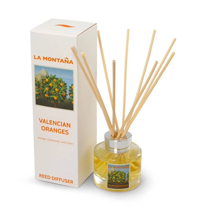 La Montaña - Valencian Oranges Reed Diffuser for wholesale by La Montaña