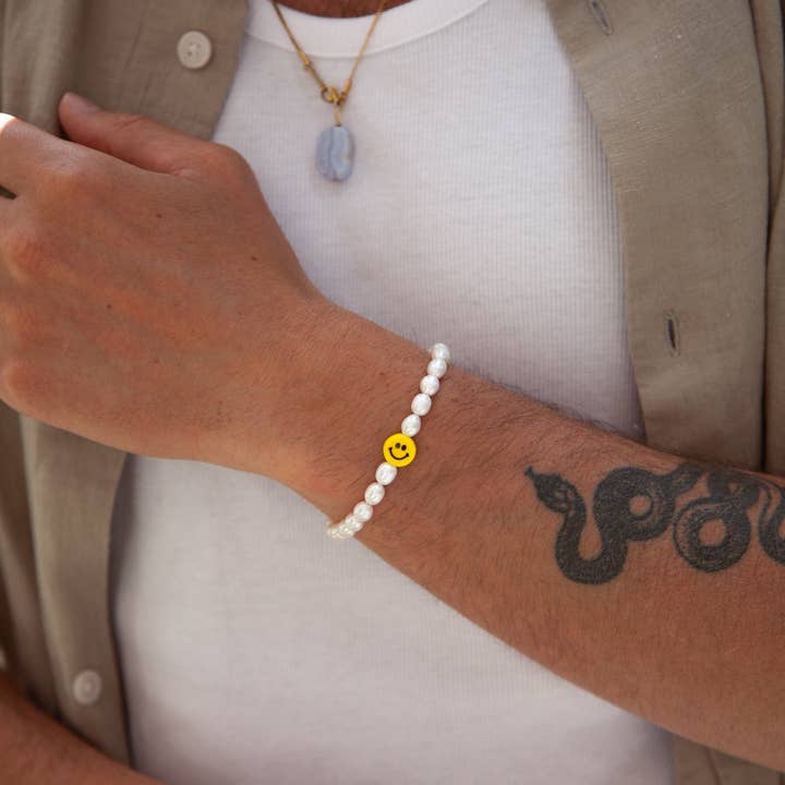 BRACCIALE SMILE PEARL per la vendita all'ingrosso da parte di City of Gold