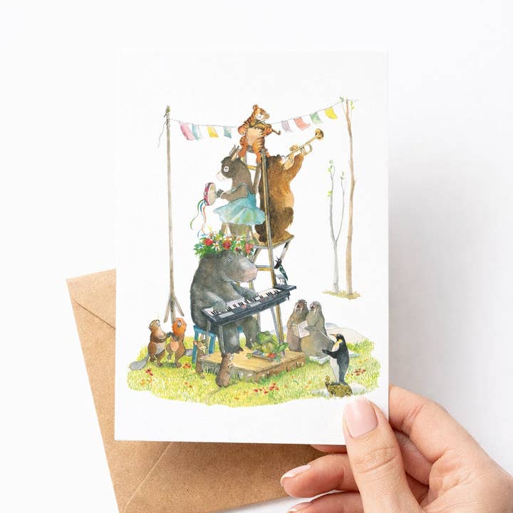 Band Födelsedagskort för wholesale av Animo Alphabets