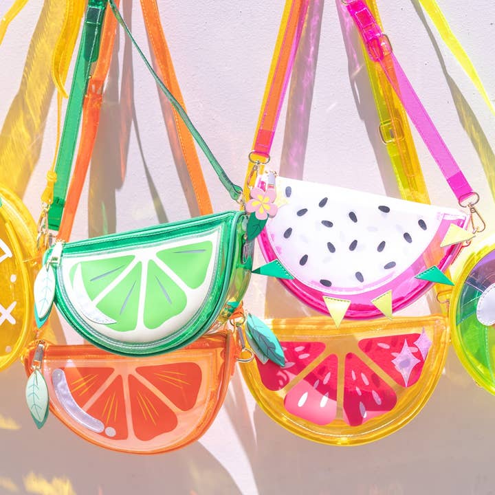 Bewaltz – Engroshandel Crossbodytaske - Dame – Jelly Fruit Håndtaske-Ananas