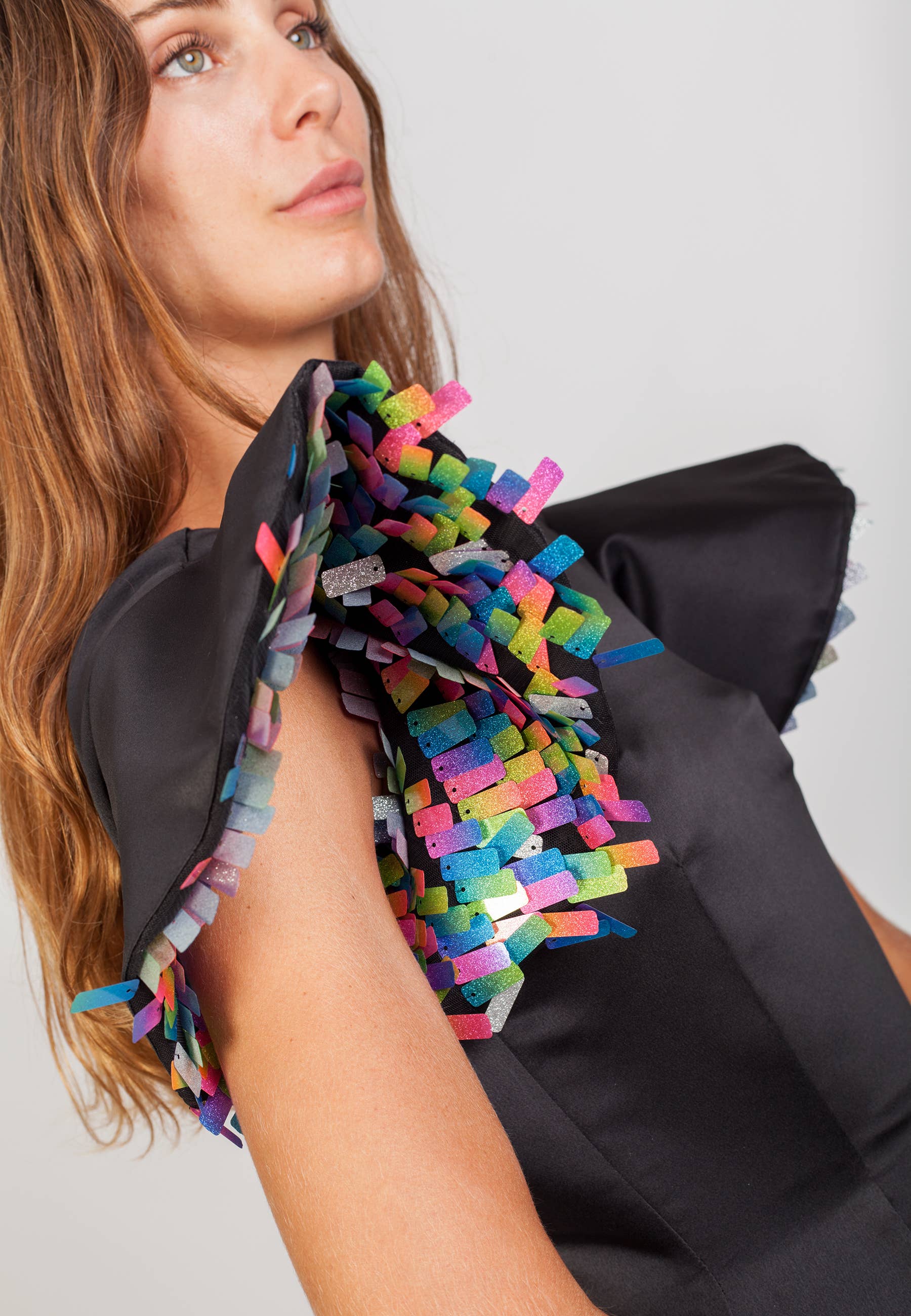 SOHUMAN - Wholesale Dress - Women's - JENNA BLACK MINI PARTY DRESS4