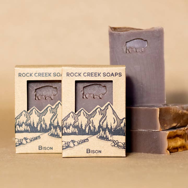 Rock Creek Soaps - Wholesale Bar Soap - Bison Bar Soap | Amber Vanilla & Lavender
