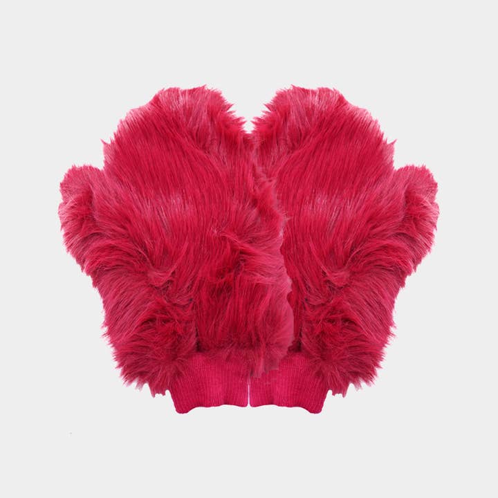 Sensibling Corp. - Wholesale Mittens - Women's - Faux Fur Mitten Gloves4