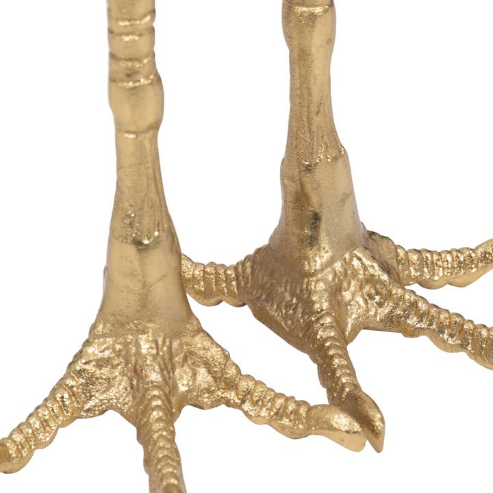 Sagebrook Home - Wholesale Decorative Figurine - Metal Bird Feet Holding Acrylic Ball Figurine - Gold, 8 in.7