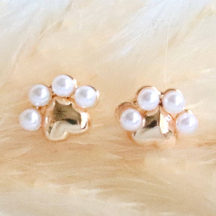 Pärlörhänge med tassform för wholesale av Mesa Blue