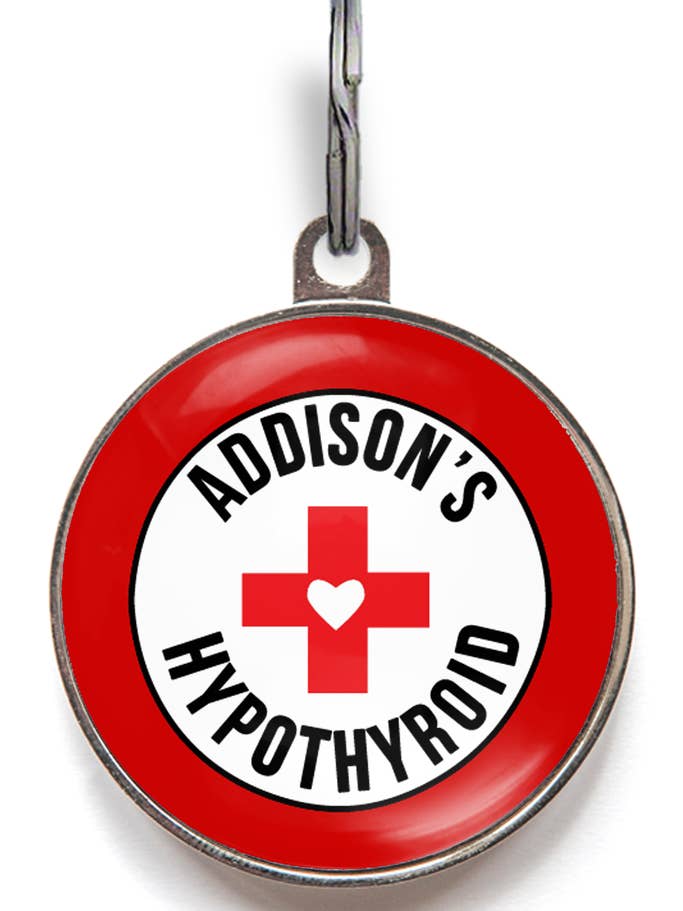Addison’s & Hypothyroid Pet ID – Dog Medical Alert Tag (QR) for wholesale by WagATudeTags