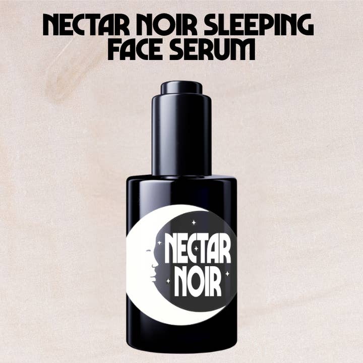 Nectar Noir Sleeping Face Serum for wholesale by Wild Yonder Studio