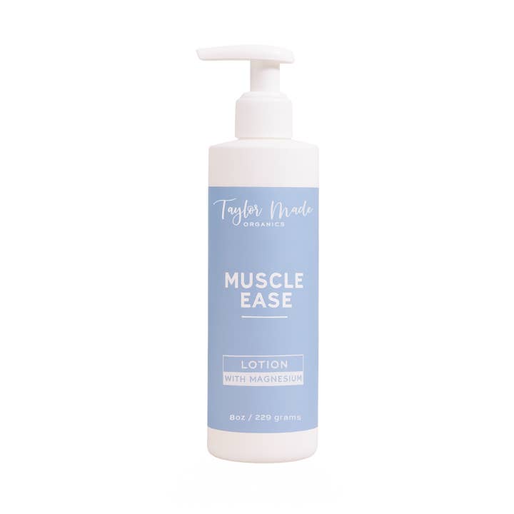 Muscle Ease Lotion with Magnesium for Sore Muscles for wholesale by Taylor Made Organics