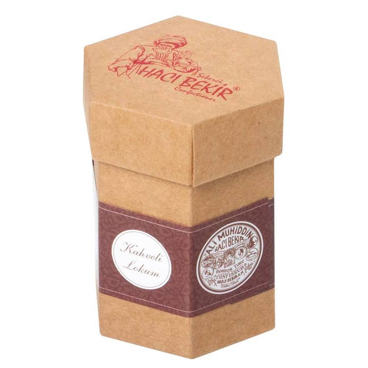 Biggbrands GmbH - Wholesale Gummy - Hacı Bekir Coffee Flavored Turkish Delight in Kraft Box, 125g