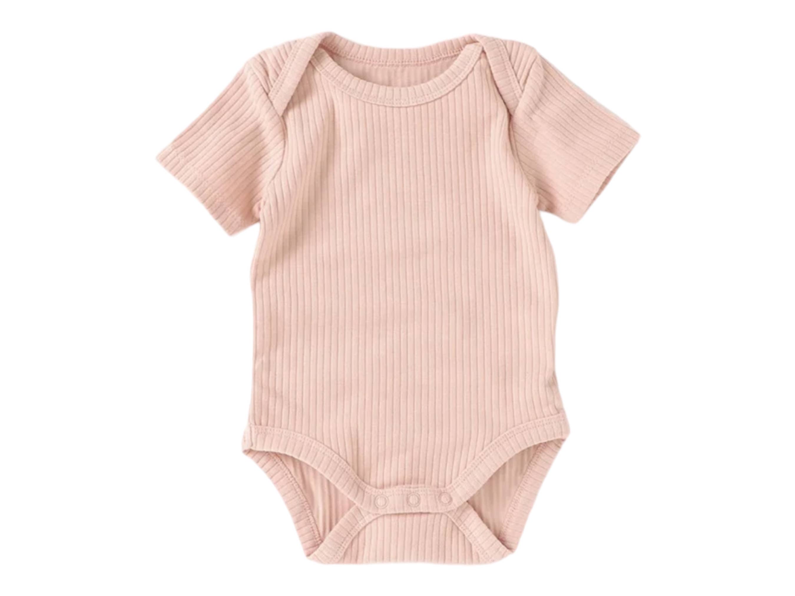 Little Organic Co - Wholesale Bodysuit (non-footed) – Baby - Organic bodysuit short sleeve- ribbed cotton onesie for baby11