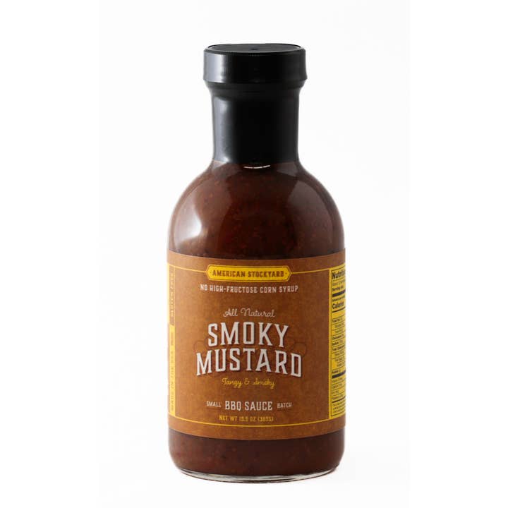 Spicin Foods – wholesale BBQ-sås – American Stockyard rökig senap BBQ-sås