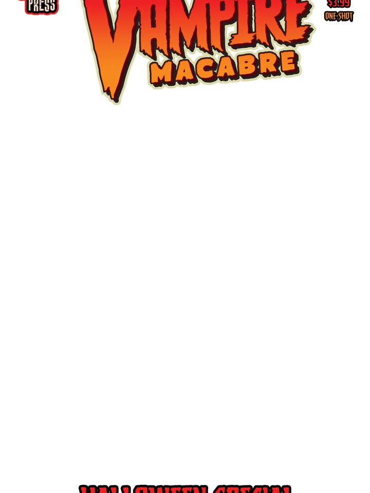 Capa Vampire Macabre #1 C CAPA DE ESBOÇO por atacado de Xeno Pop