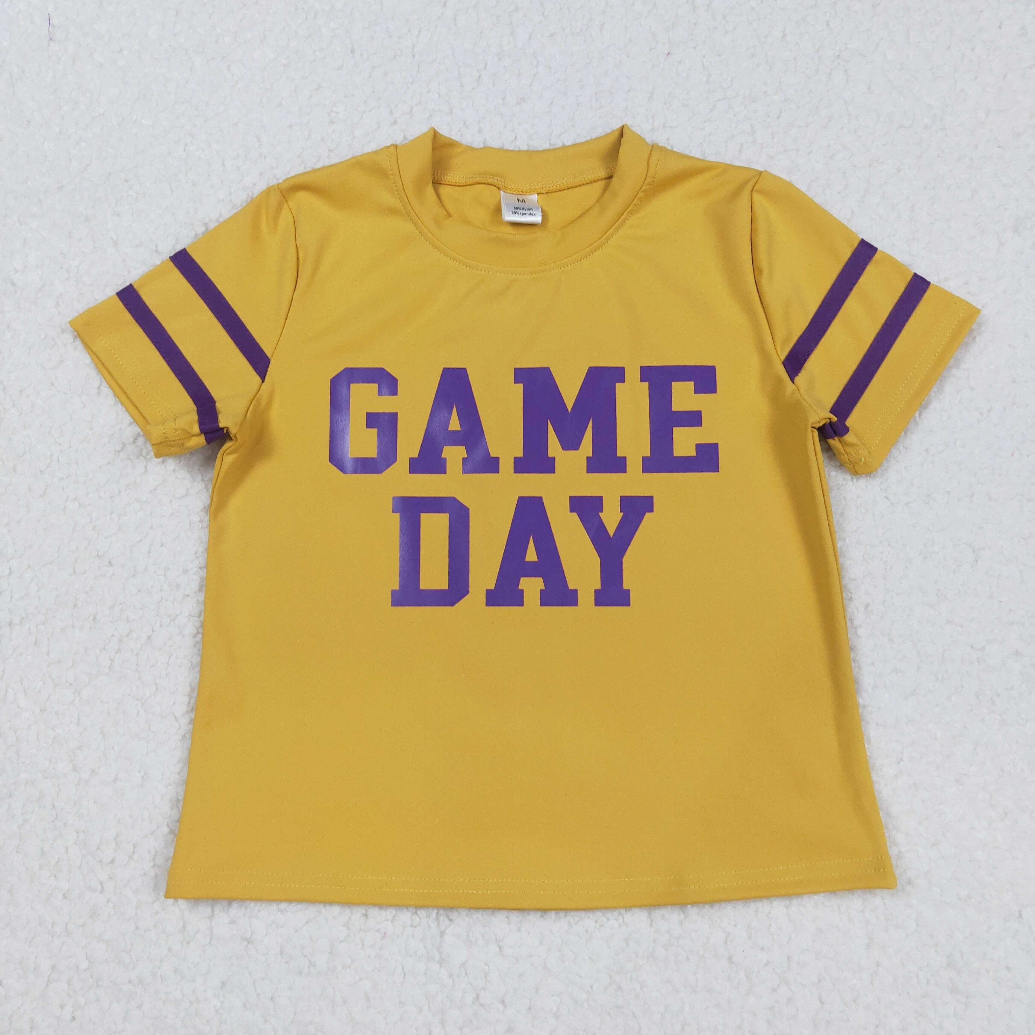 Aier Wholesale - Wholesale Screen Printed T-Shirt - Kids - Sibling Baby Girls Game Day Yoga Active Team Tee Shirts Tops4