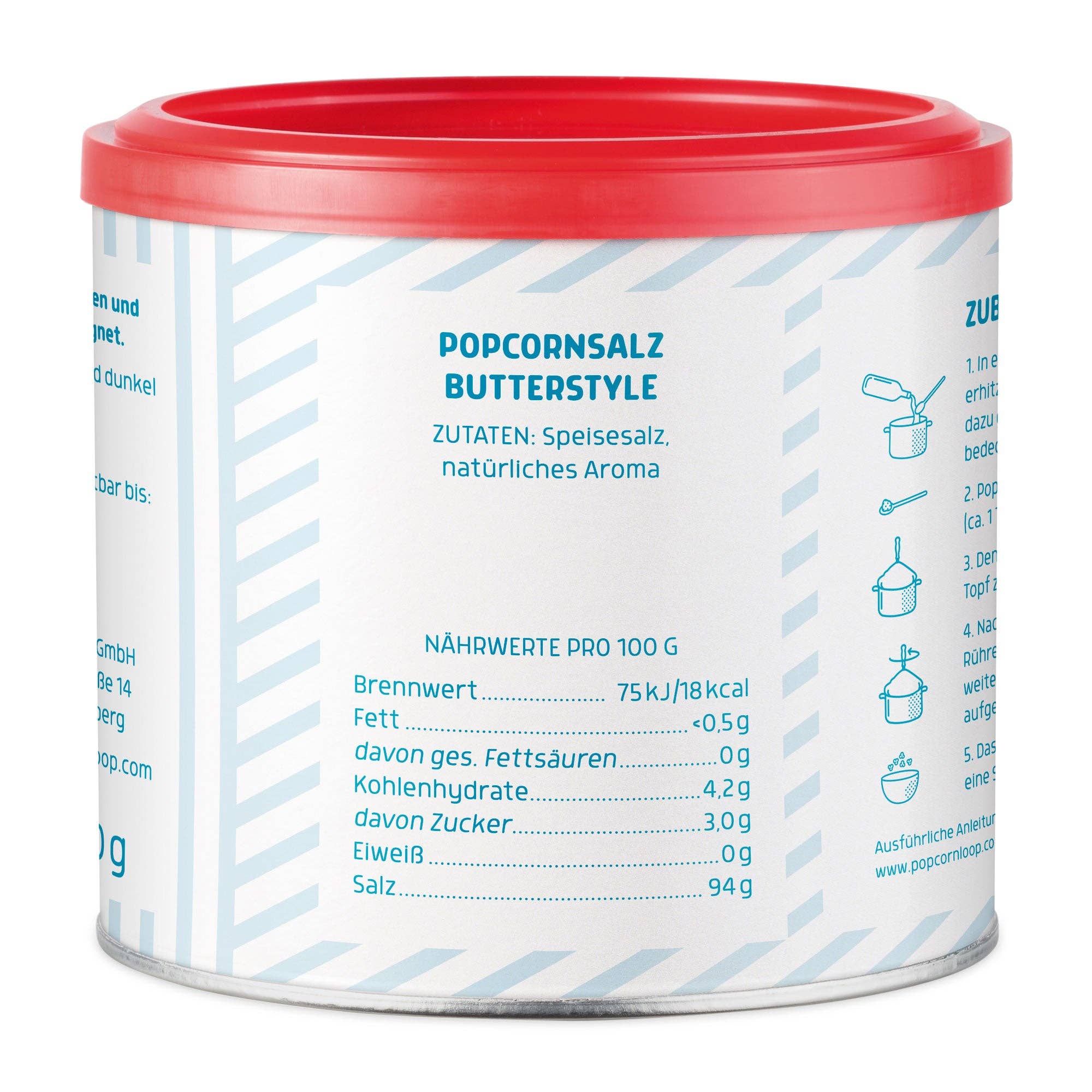 Popcornloop - Wholesale Salt - Popcorn salt butter style 300g1