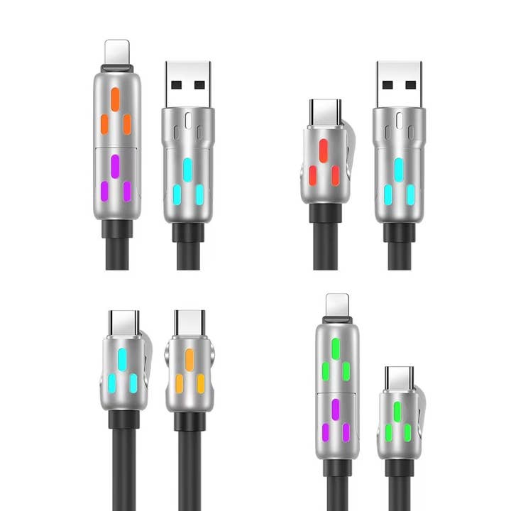 Tech Trendz - Wholesale Charging Cable - 4in1 USBC Cable
