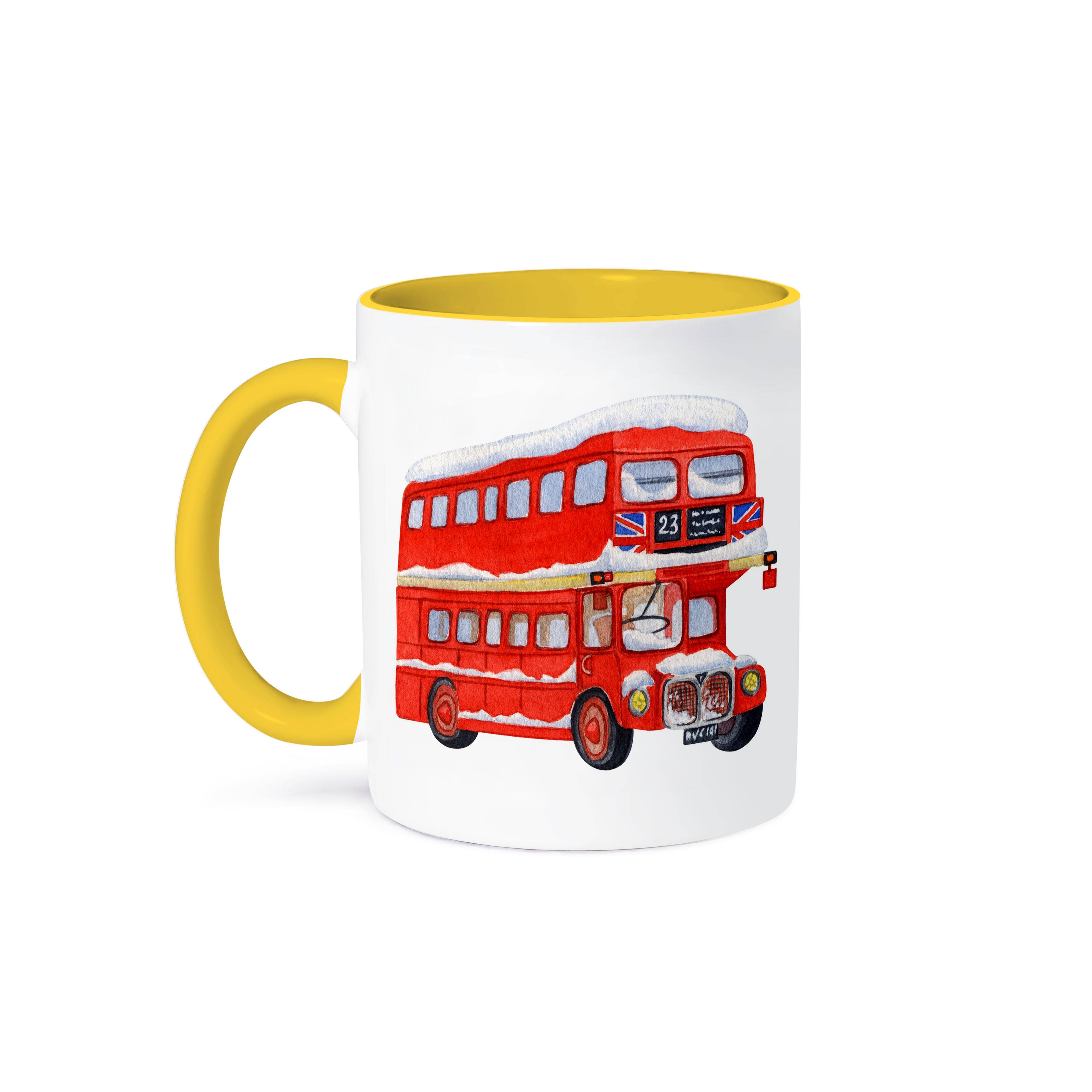 3dRose – Caneca por atacado – 3dRose, Ilustração de Autocarro de Dois Andares de Londres, Caneca0
