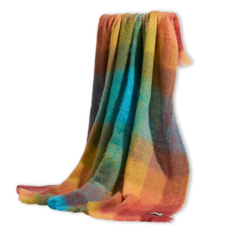 Plaid en mohair Foxford Cottage pour la vente par FOXFORD