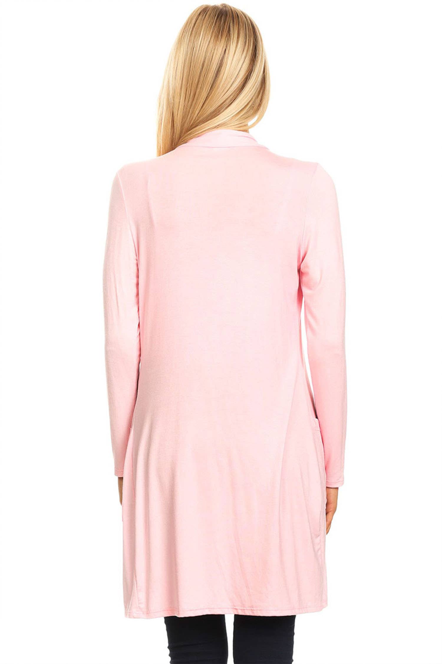 MOA COLLECTION - Wholesale Cardigan - Women's - Women's Casual Basic Solid Cardigan20