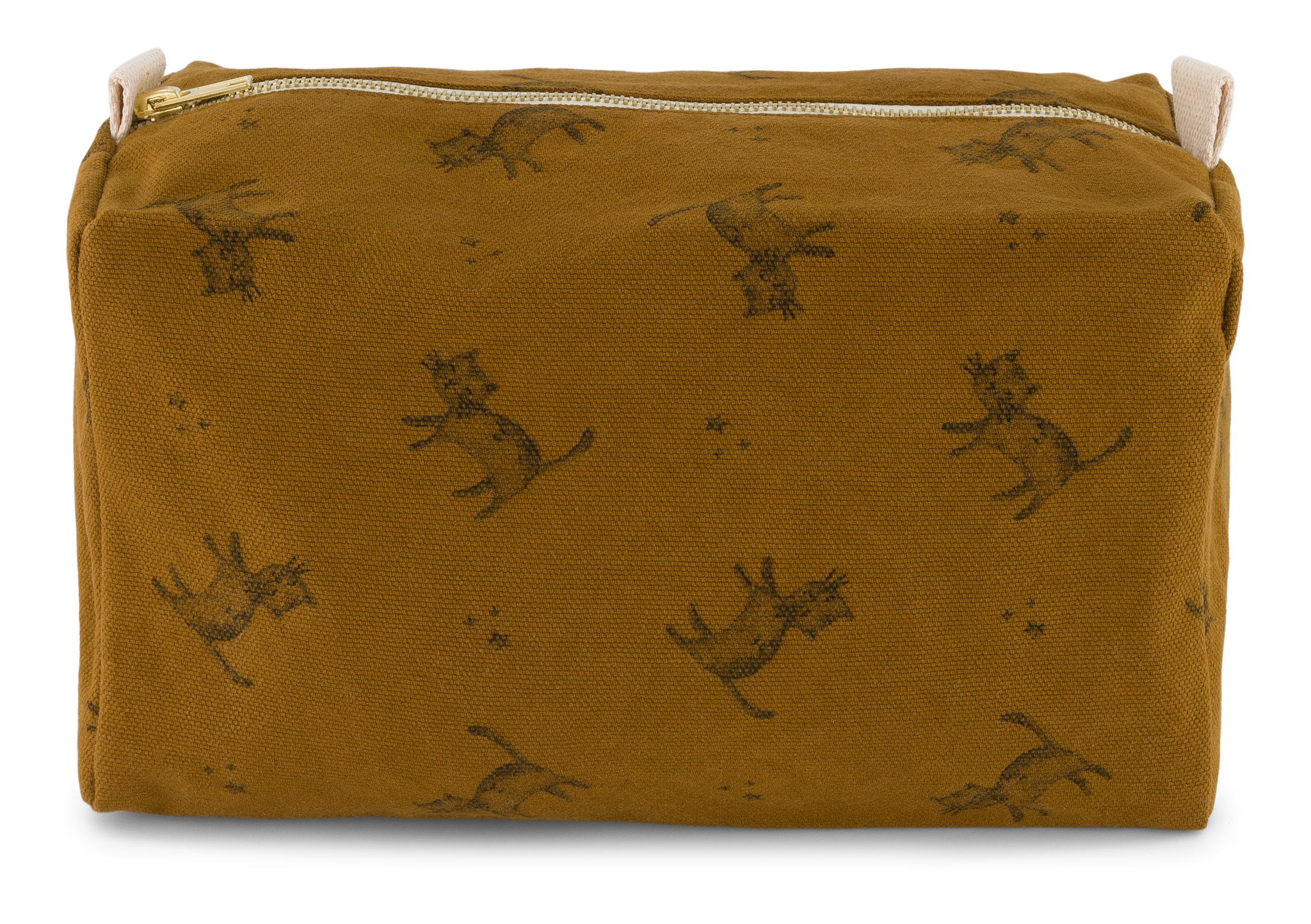 KID TOILETRY BAG VIC CAT CUMIN for wholesale on Faire2