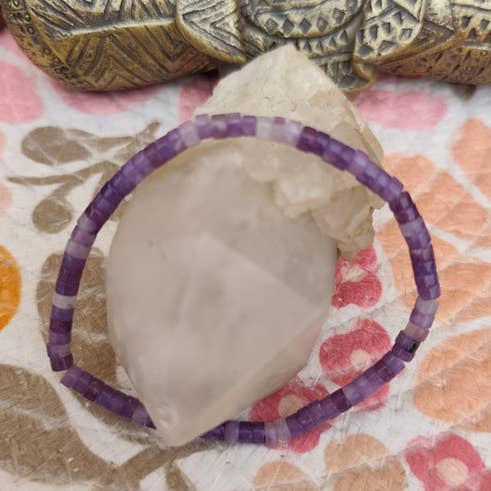 Lepidolite AA Bracelet for wholesale by Con Le Stelle