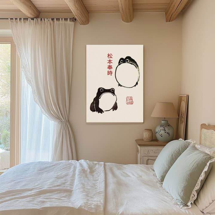 Kumo Art Prints - Wholesale Art Print - Japanese Vintage Frogs Art Print