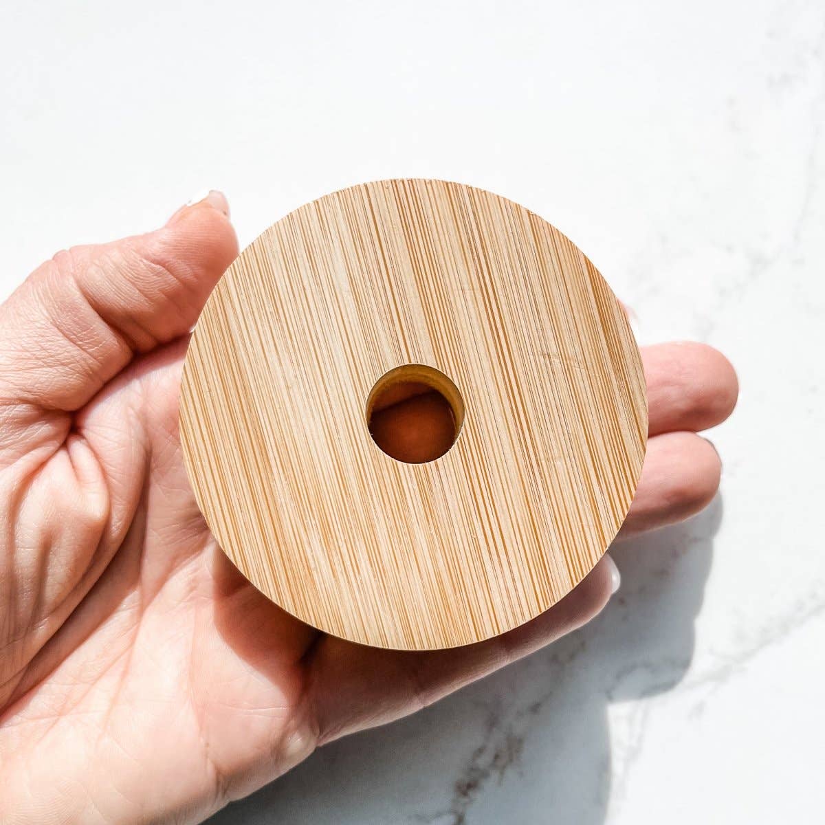 sonder & wolf - Wholesale Drink Lids - Bamboo Lid & Straw for Beer Can Glass1