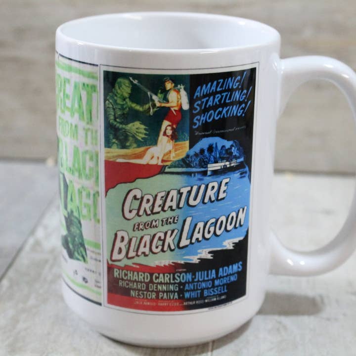 Raven Design - Wholesale Coffee Mug - Creature from the Black Lagoon Inspired Movie mug