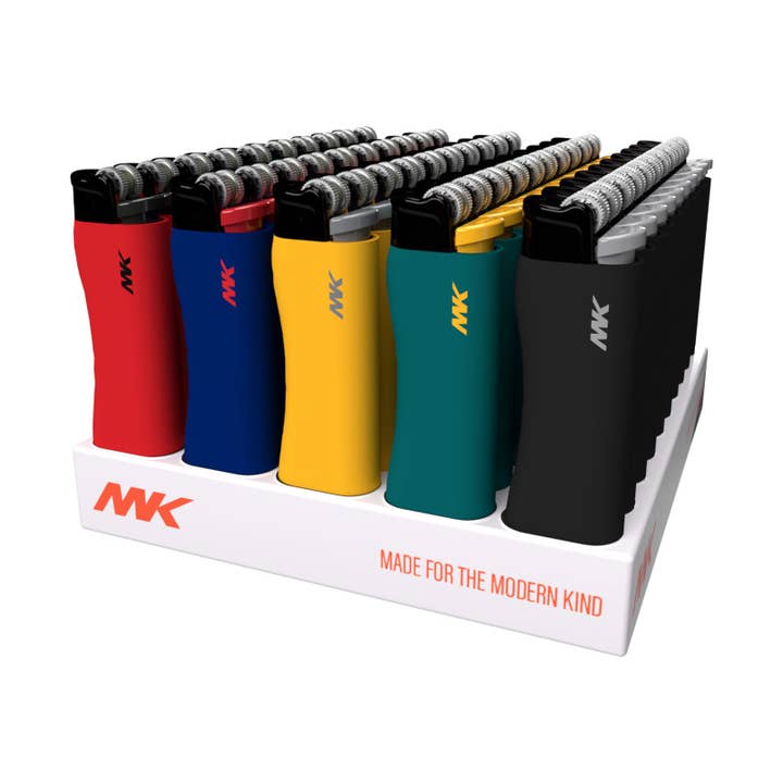 MK Lighter Company – wholesale Lighter – MK Lighter 9G Flint Strike Refillable Lighters (Hue-50 Packs