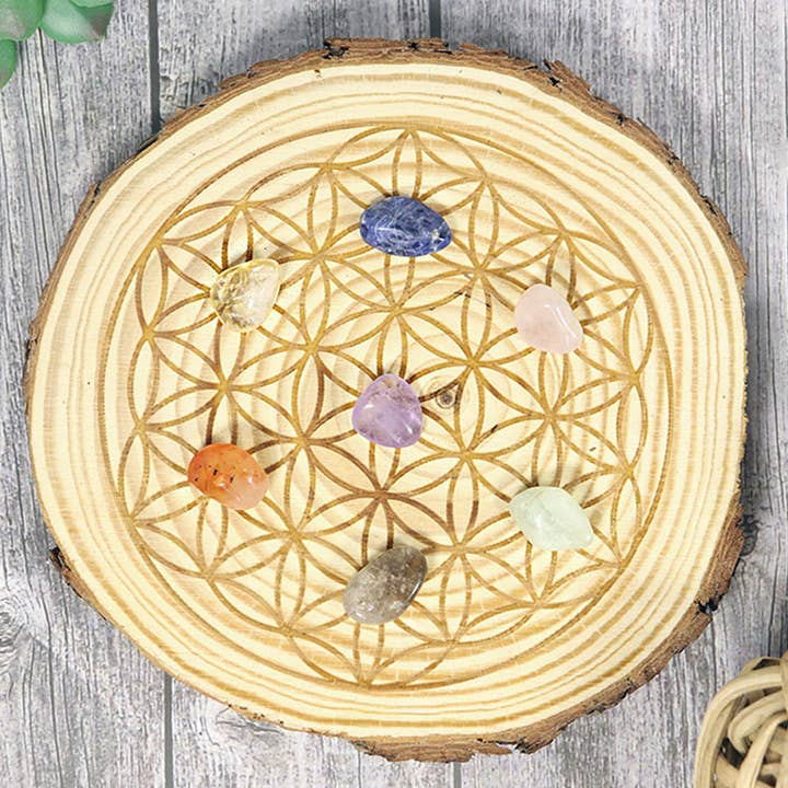 Natures Artifacts Inc - Wholesale Crystal Grid - Flower of Life Crystal Grid2