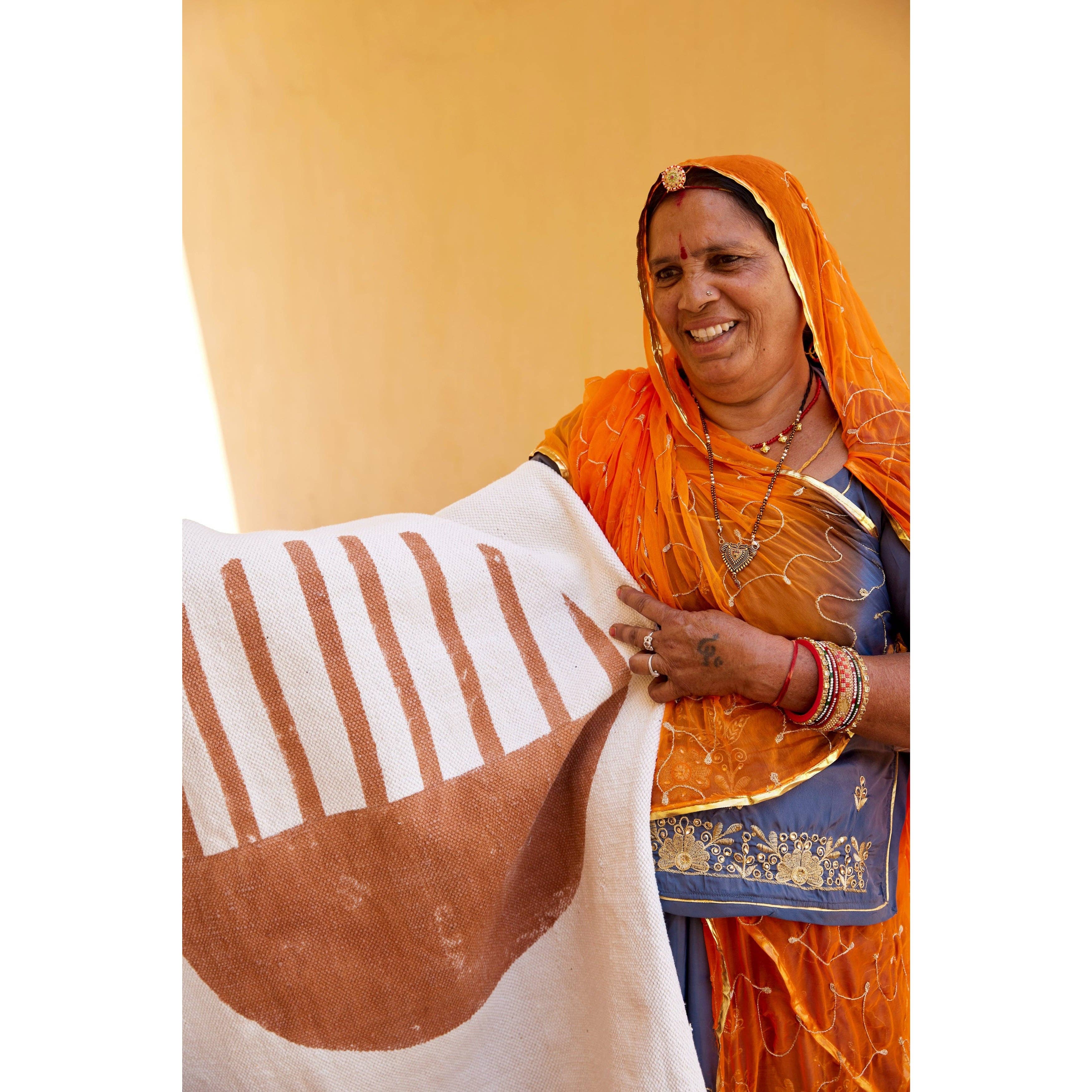 CQC LA – Großhandel Teppichvorleger – Madre handgefertigter Baumwollteppich aus Indien6