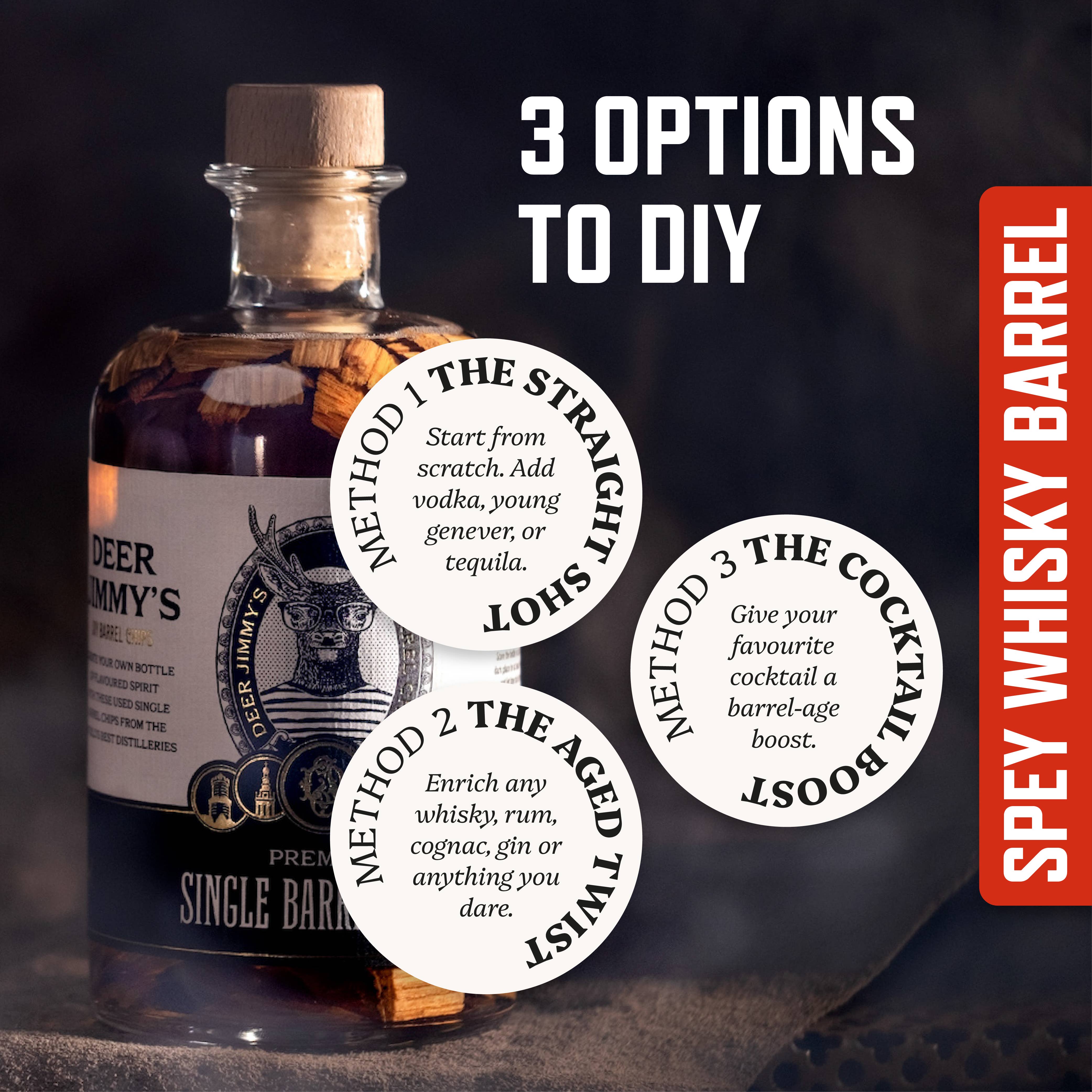 Deer Jimmy's® - Wholesale DIY Drink Kit - Deer Jimmy's® DIY Whisky Gift Set – Speyside Whisky Barrels6