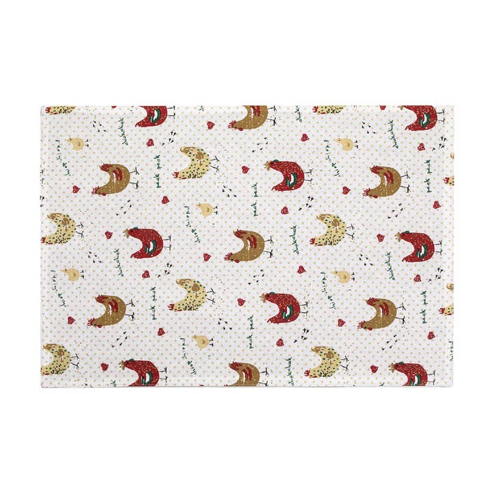 Cotton Placemat Farmhouse Chicken for wholesale by IH Casa Decor