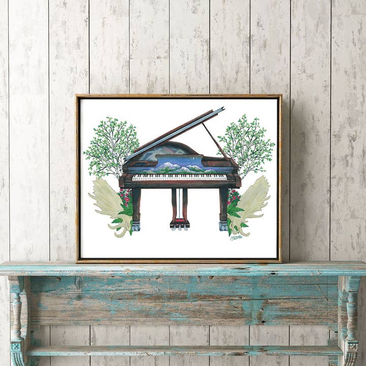 FJ Creations – wholesale Art print – Song of Twilight Aspen - Fine Art Print1