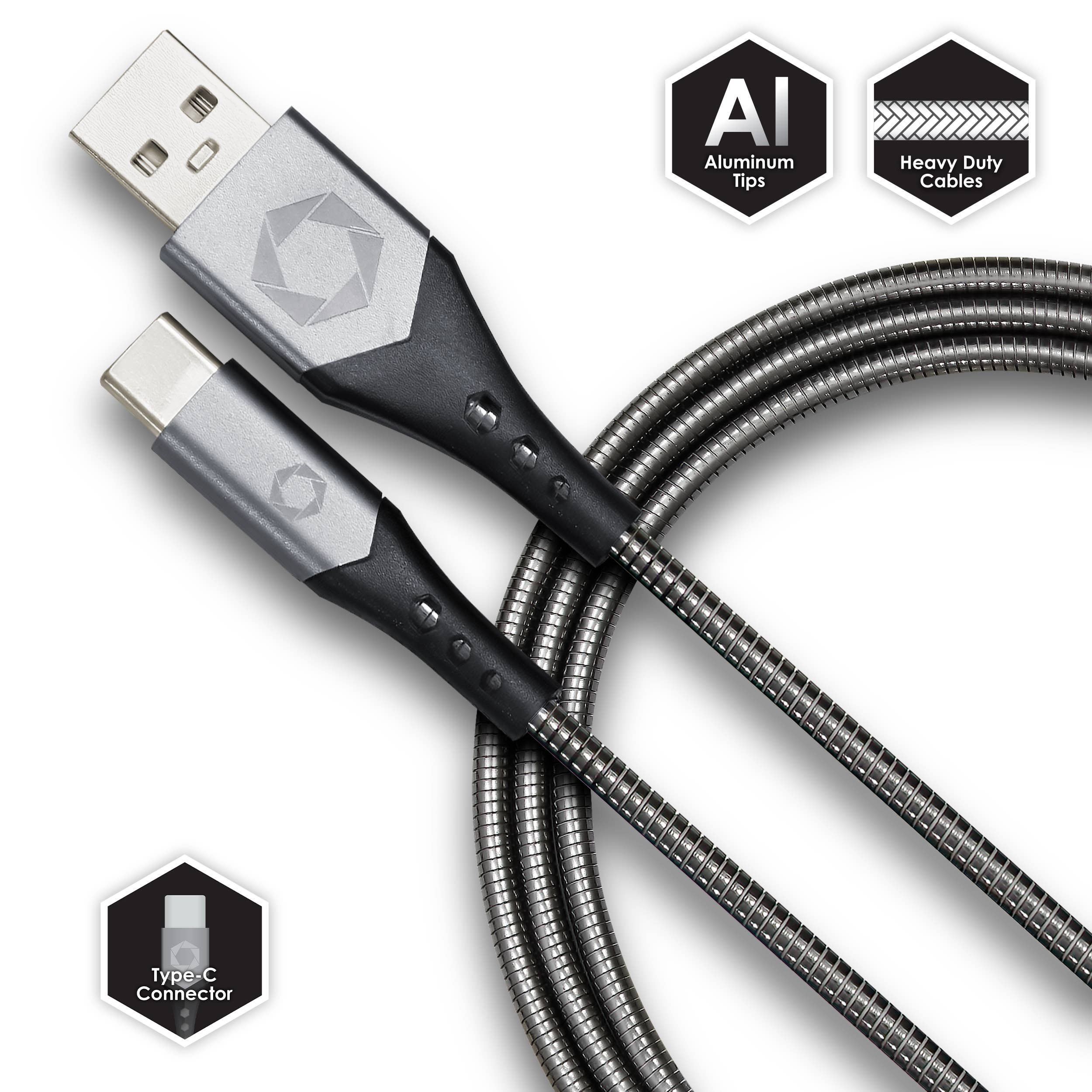 Cloudz - Wholesale Charging Cable - *Celltronix Titanium 6' Fast Charging USB to Type-C Cable2