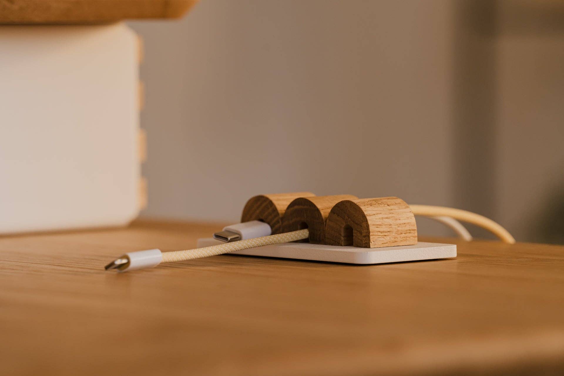Oakywood - Wholesale Cord Holder - Magnetic Cable Organizer – Premium Wooden Cord Management2